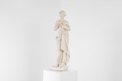 Lot 649 - A Carrara marble sculpture of a classical figure