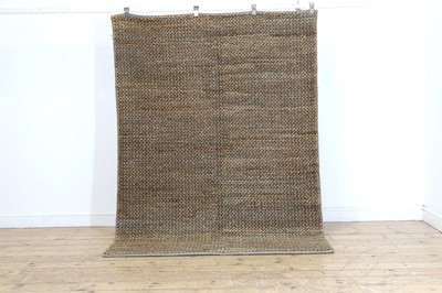 Lot 326 - A contemporary jute rug