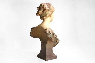 Lot 155 - An Art Nouveau terracotta bust