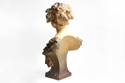 Lot 155 - An Art Nouveau terracotta bust