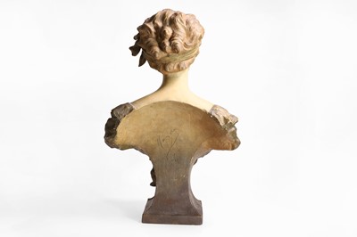 Lot 155 - An Art Nouveau terracotta bust