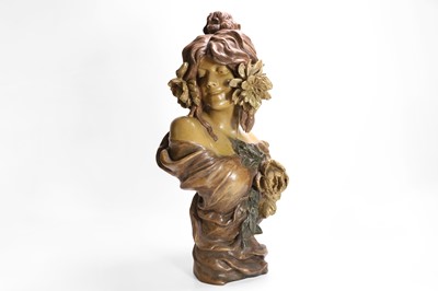 Lot 153 - A Goldscheider terracotta bust