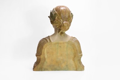 Lot 158 - An Austrian Art Nouveau terracotta bust