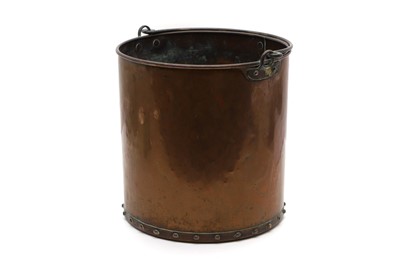 Lot 581 - A Victorian copper coal bin