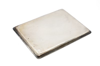 Lot 59 - A silver tray