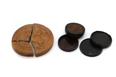 Lot 378A - A large wax seal