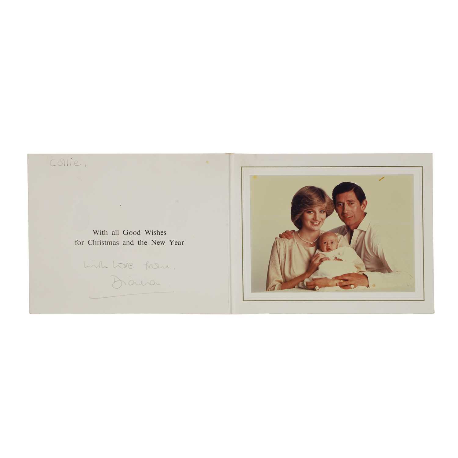 Lot 307 - HRH Diana, Princess of Wales (1961-1997)