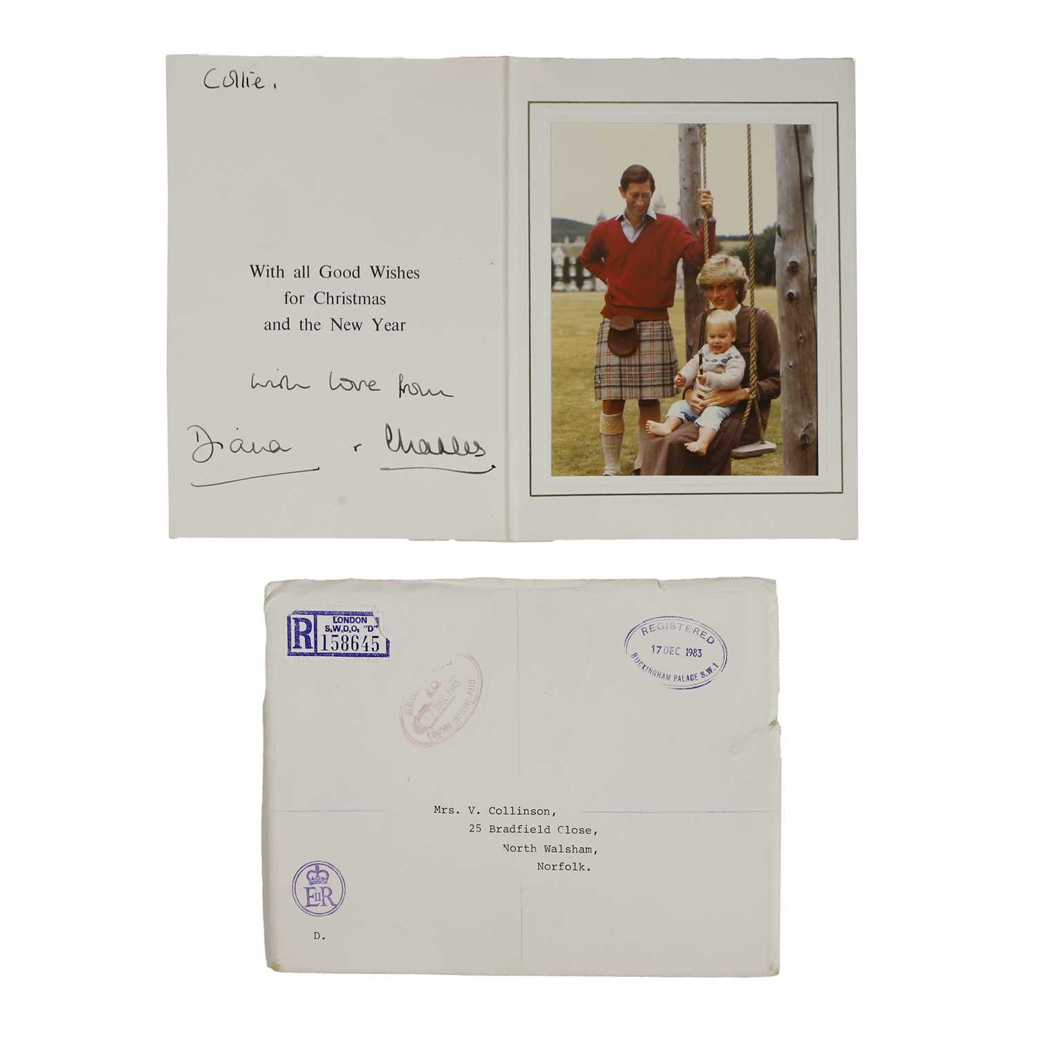 Lot 306 - HRH Prince Charles and HRH Diana, Princess of Wales (1961-1997)