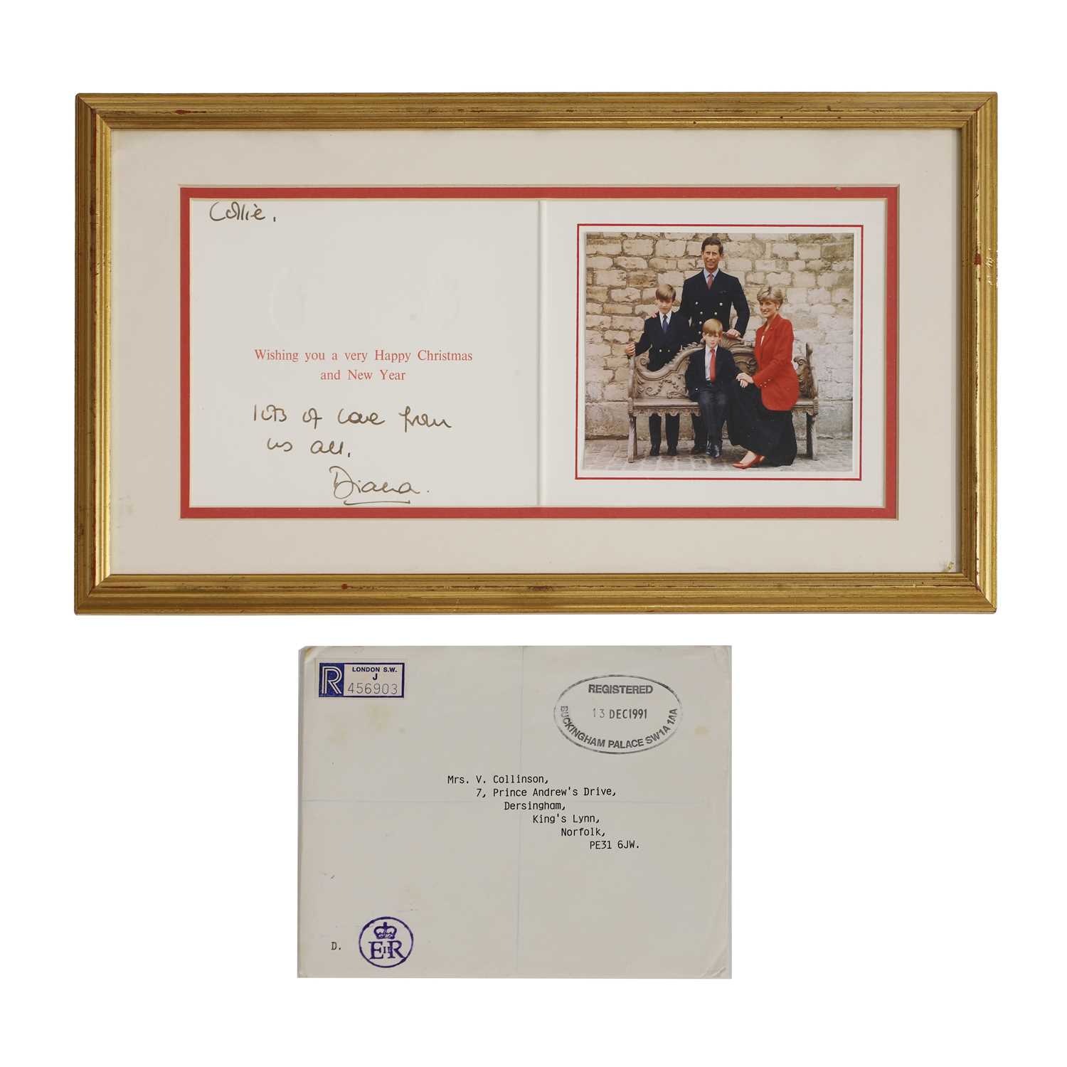 Lot 298 - HRH Diana, Princess of Wales (1961-1997)