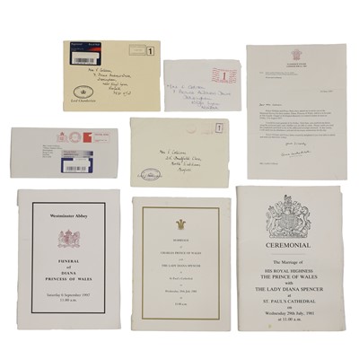 Lot An invitation to the Royal Wedding of HRH The Prince of Wales and Lady Diana Spencer