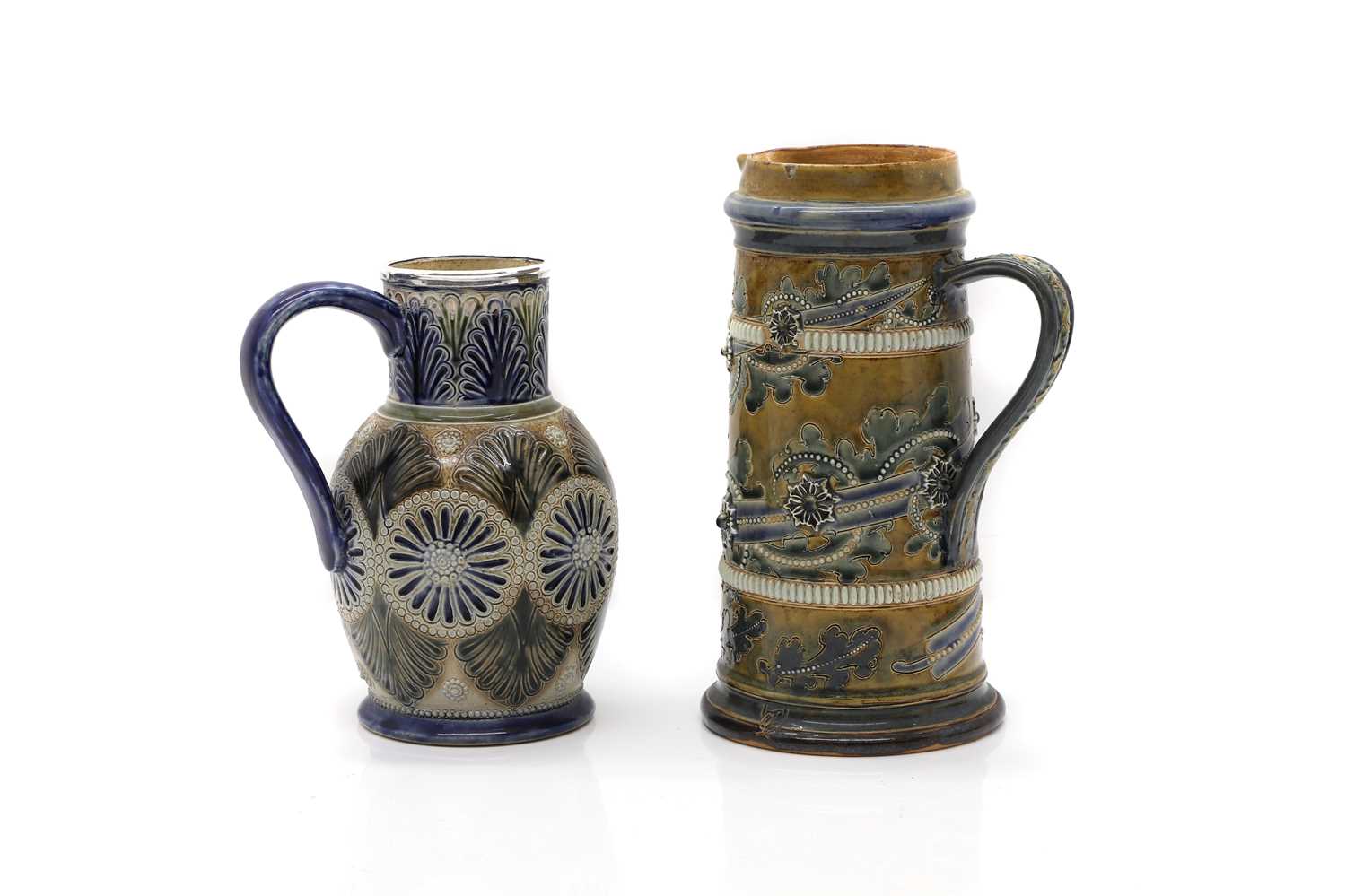 Lot 77 - A Doulton stoneware pitcher