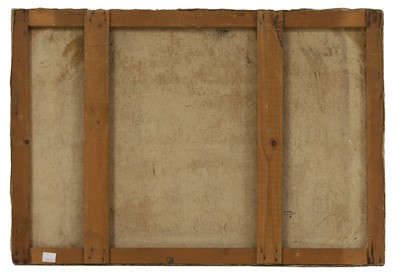 Lot 282 - A French folk art landscape