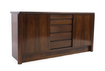 Lot 453 - A Danish Indian rosewood sideboard