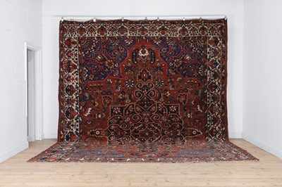 Lot 489 - A large Bakhtiari wool carpet