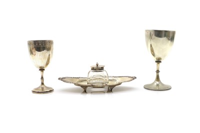 Lot 53 - A silver goblet