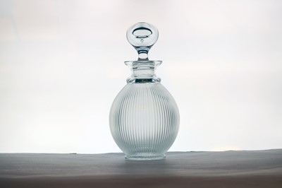 Lot 147 - A Lalique glass ‘Langeais’ decanter