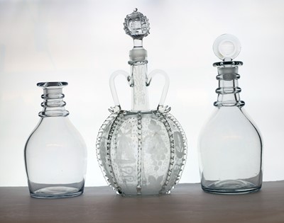 Lot 146 - A glass decanter