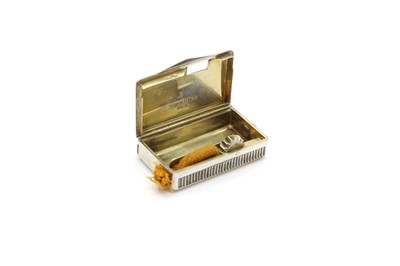 Lot 70 - An Austrian silver vesta box