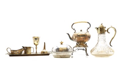 Lot 85A - A collection of silver-plated items