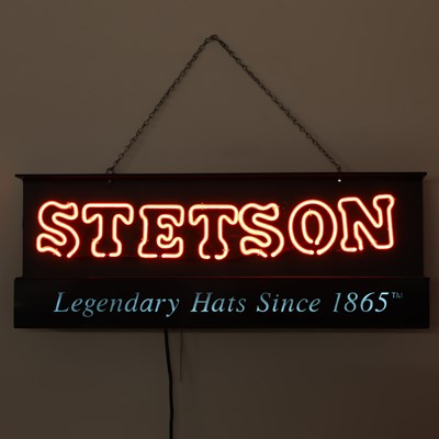 Lot 356 - A 'Stetson' sign
