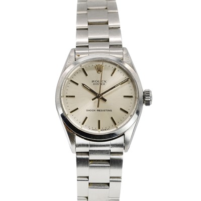 Lot 344 - A gentlemen's stainless steel Rolex Oyster mechanical bracelet watch, c.1955