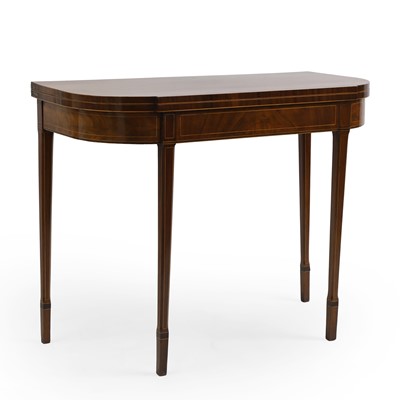 Lot 420 - A George IV mahogany card table