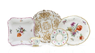 Lot 173 - A Meissen porcelain circular dish