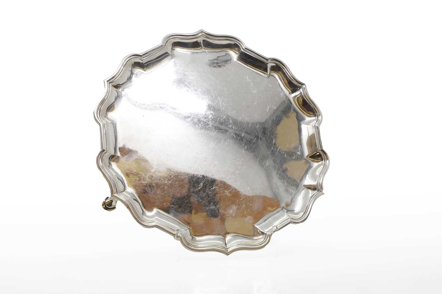 Lot 4 - A silver salver