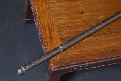 Lot 403 - An Indian steel axe or zagnal