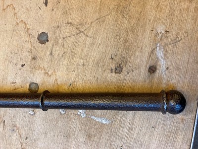 Lot 403 - An Indian steel axe or zagnal