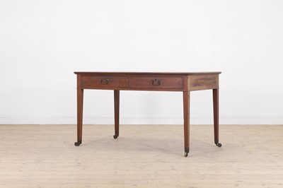 Lot 447 - A George III mahogany writing table