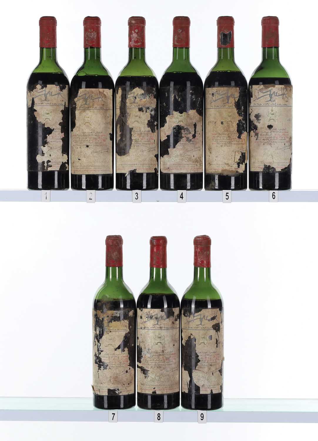 Lot 75 - Chateau Mouton-Rothschild, Pauillac, 1962