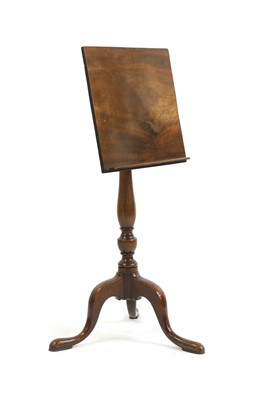 Lot 373 - A George III mahogany reading stand