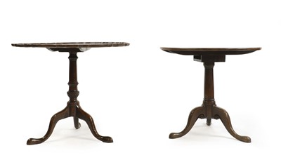 Lot 378 - A George III mahogany tripod table