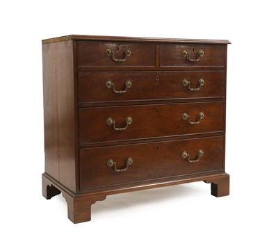 Lot 375 - A George III mahogany chest of drawers