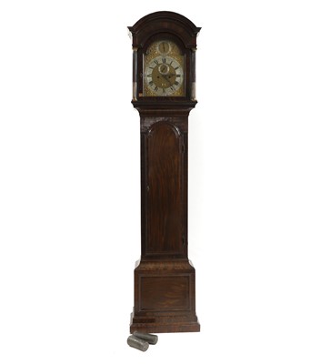 Lot 437 - A George III mahogany eight-day longcase clock