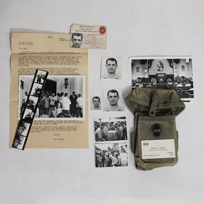 Lot 213 - Vietnam/USA military photographs in seven albums
