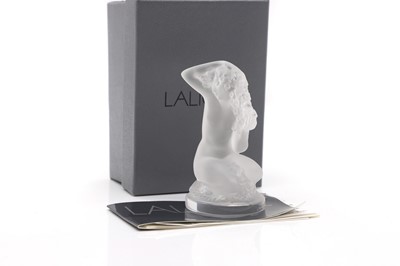 Lot 141 - A Lalique glass 'Statuette Floreal'