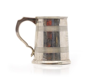 Lot 31 - A silver mug