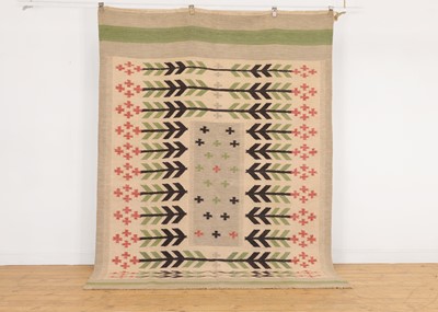 Lot 294 - A contemporary röllakan-style rug