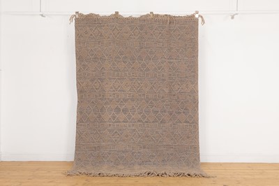 Lot 334 - A contemporary Berber-style rug