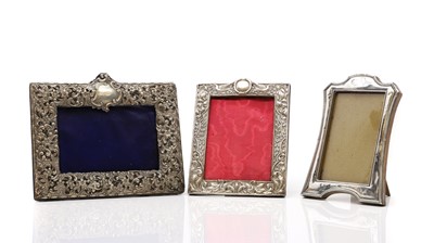 Lot 14 - A group of three silver photograph frames
