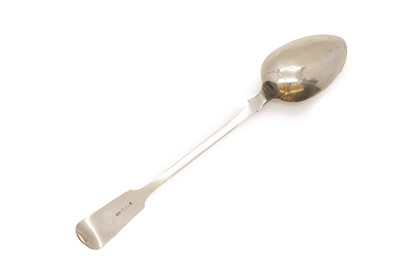 Lot 29 - A Maltese Fiddle pattern serving spoon