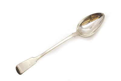 Lot 29 - A Maltese Fiddle pattern serving spoon