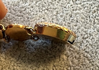 Lot 4 - A Georgian hardstone panel bracelet with a memorial clasp