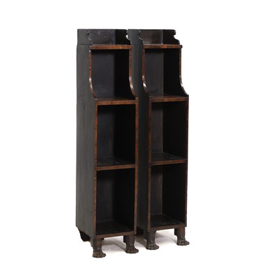 Lot 426 - A pair of rosewood bookcases