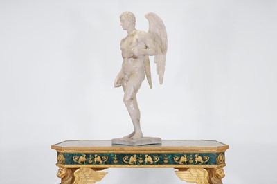 Lot 182 - An imitation marble figure