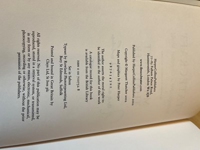 Lot 251 - A collection of Margaret Thatcher books and ephemera