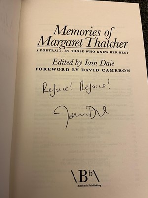 Lot 251 - A collection of Margaret Thatcher books and ephemera