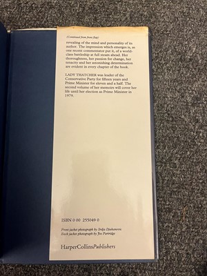 Lot 251 - A collection of Margaret Thatcher books and ephemera